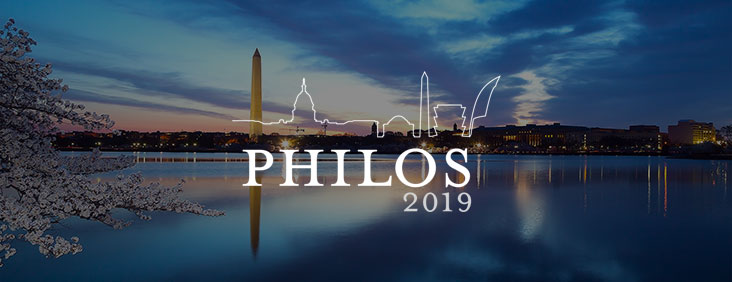 Philos 2019 overlaid on a picture of the Potomac river